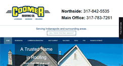 Desktop Screenshot of coomerroofing.com